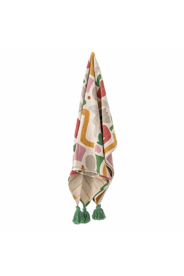 Bloomingville Mini Filur Throw, Multi, Recycled Cotton