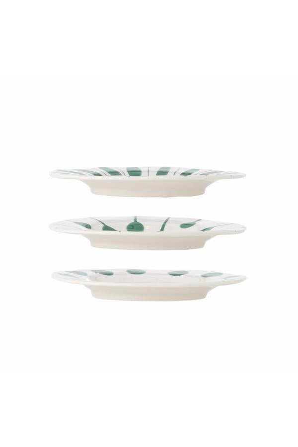 Creative Collection Linora Plate, Green, Stoneware