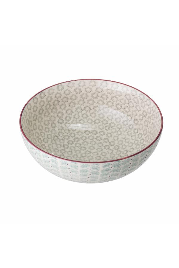 Bloomingville Maya Bowl, Green, Stoneware