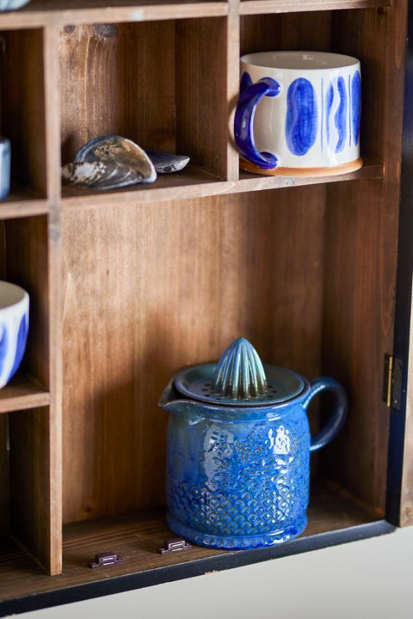 Creative Collection Liselu Lemon Juicer, Blue, Stoneware
