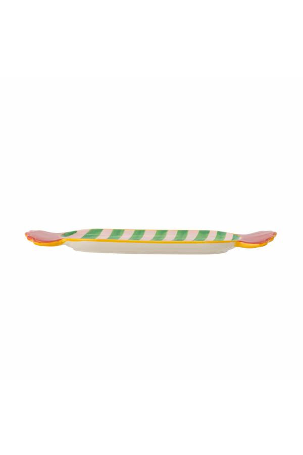 Bloomingville Caramella Serving Plate, Multi, Stoneware