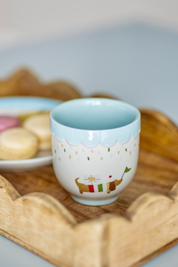 Bloomingville Mini Celebrate Cup, Blue, Stoneware