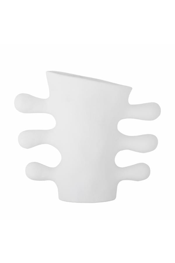 Bloomingville Pernilla Vase, White, Stoneware