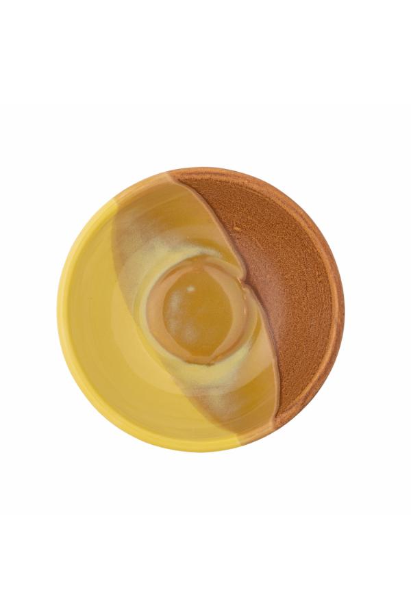 Bloomingville Paula Bowl, Yellow, Stoneware
