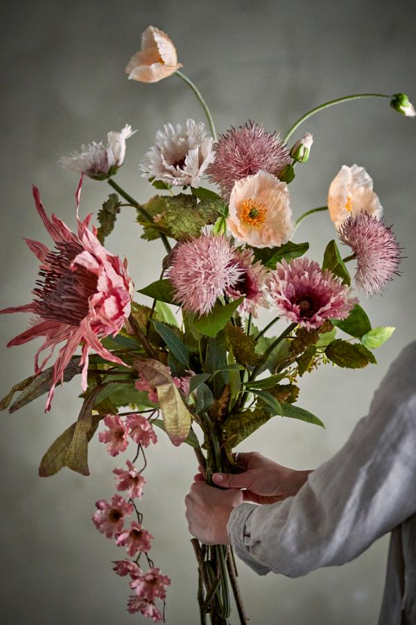 Bloomingville Dust Bouquet, Rose, Artificial Flowers