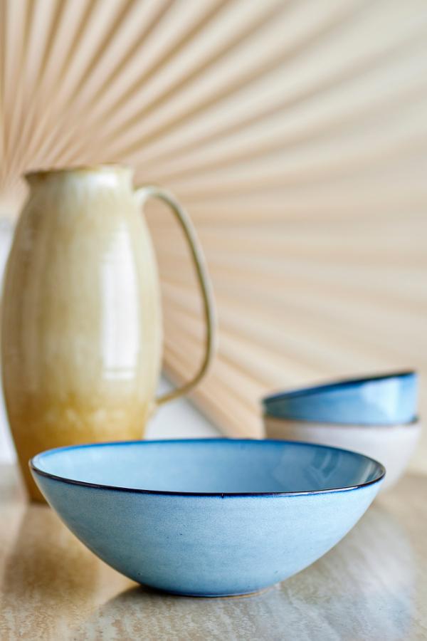 Bloomingville Sandrine Bowl, Blue, Stoneware