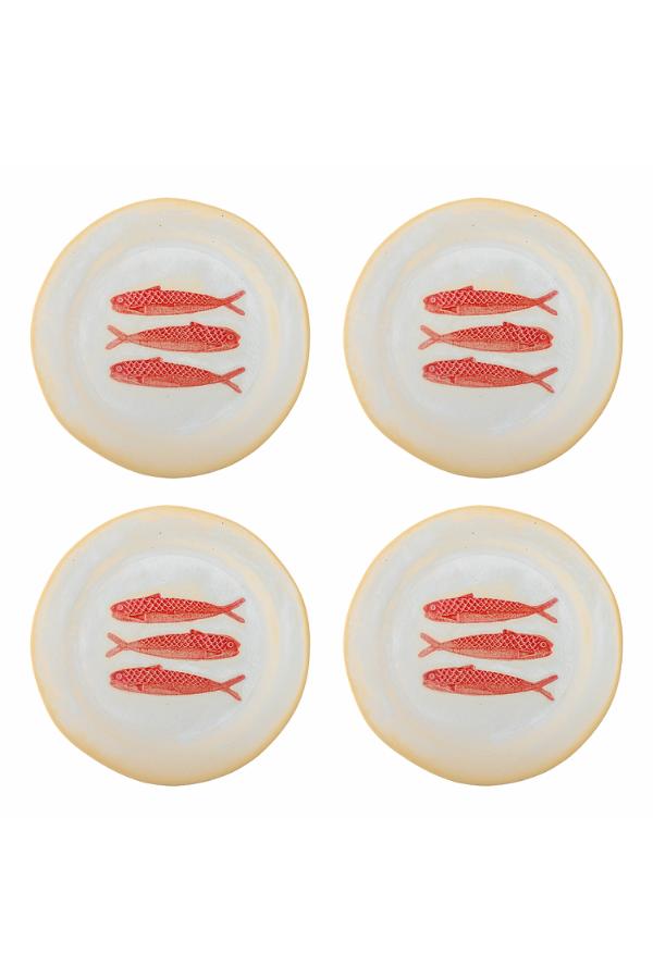 Creative Collection Hadden Plate, Red, Stoneware
