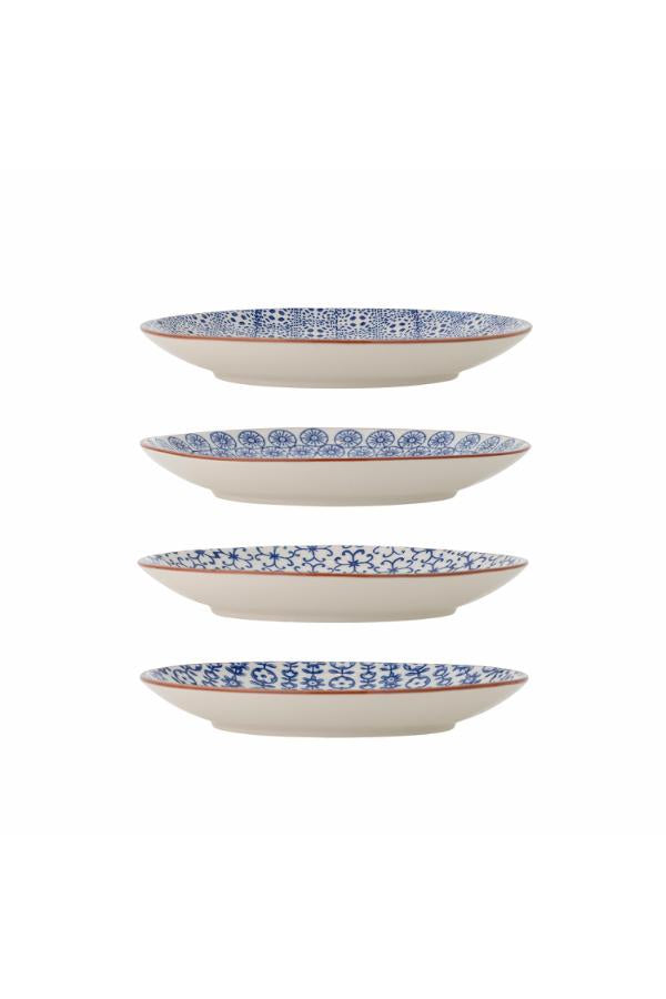 Bloomingville Karine Plate, Blue, Stoneware