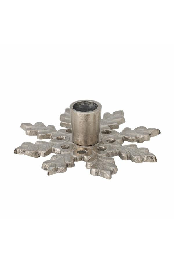 Bloomingville Kashi Candle Holder, Silver, Metal
