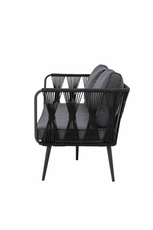 Bloomingville Pavone Sofa, Black, Metal