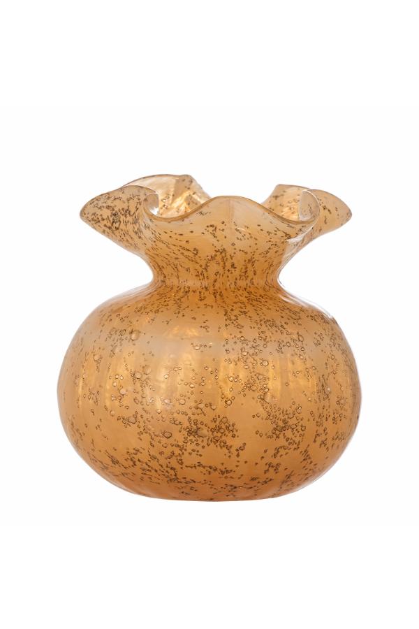 Creative Collection Thebe Vase, Orange, Glass