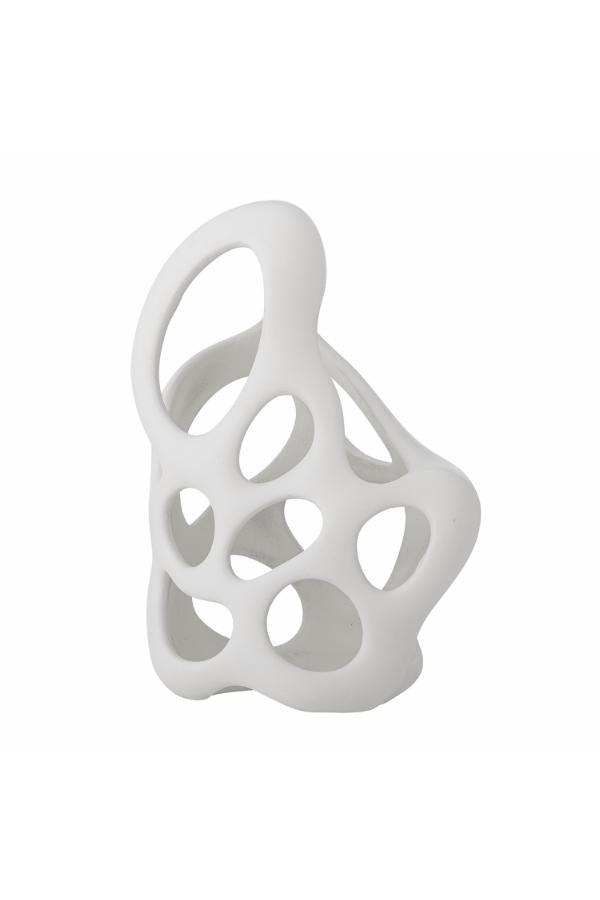 Bloomingville Chanet Deco, White, Polyresin