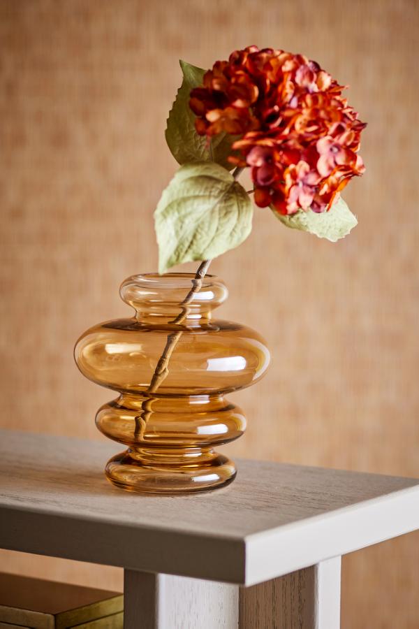 Bloomingville Kayn Vase, Yellow, Glass