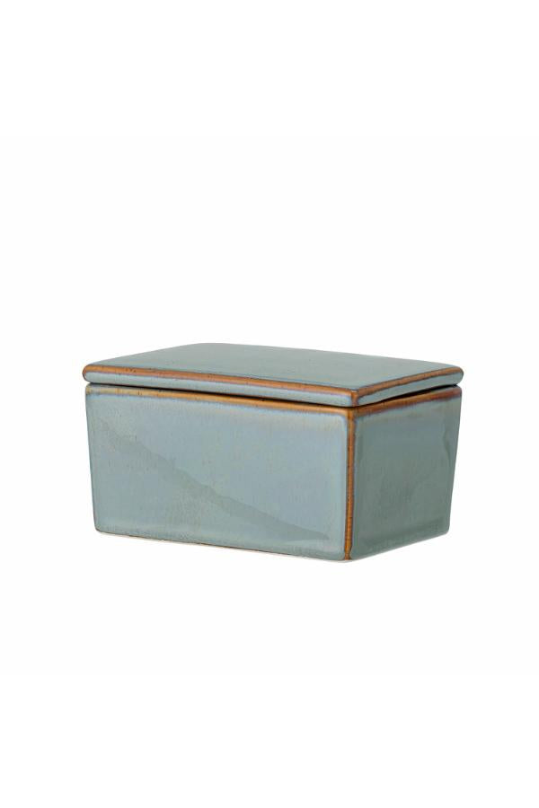 Bloomingville Pixie Butter Box, Green, Stoneware