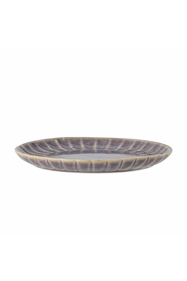 Bloomingville Latina Plate, Purple, Stoneware