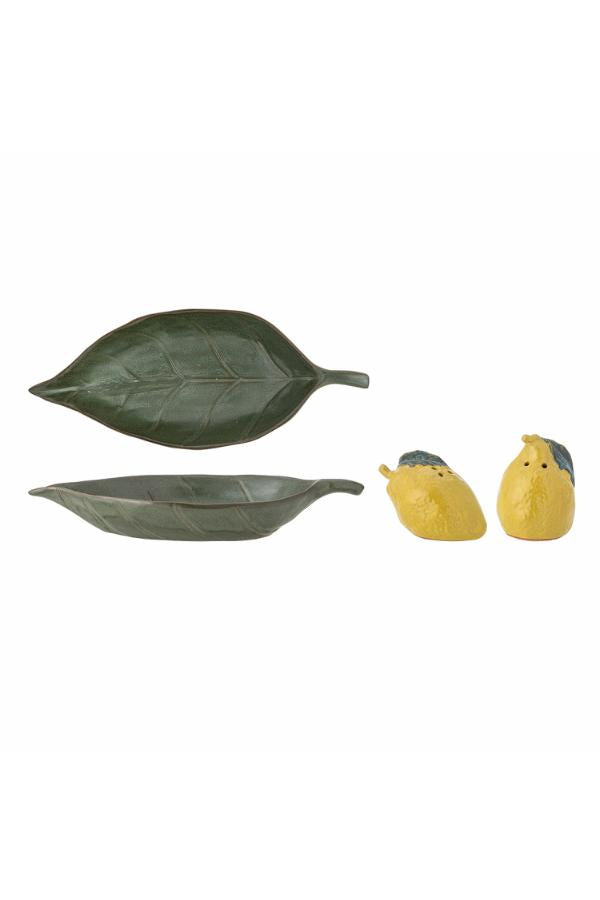 Creative Collection Limone Salt & Pepper Shaker Set, Yellow, Stoneware