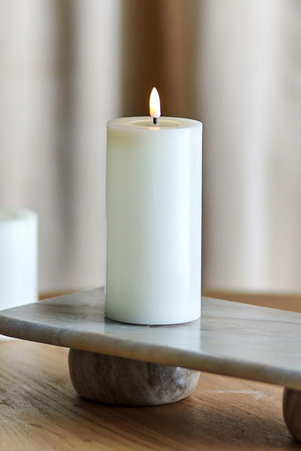 Bloomingville Ponza LED Candle, White, Paraffin