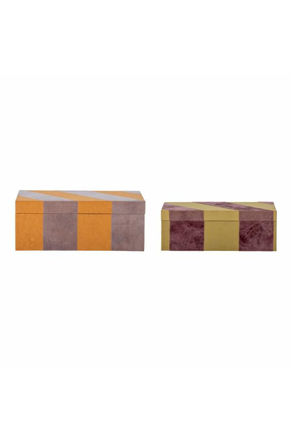 Bloomingville Samira Box w/Lid, Multi, Paper