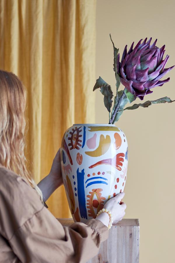 Bloomingville Horus Vase, Multi, Stoneware