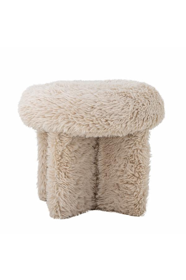 Bloomingville Frikka Pouf, Nature, Polyester