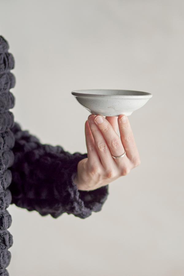 Bloomingville Addison Bowl, White, Stoneware