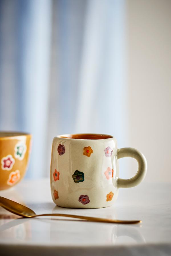 Bloomingville Mini Addy Cup, White, Stoneware
