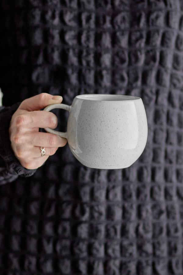 Bloomingville Addison Mug, White, Stoneware