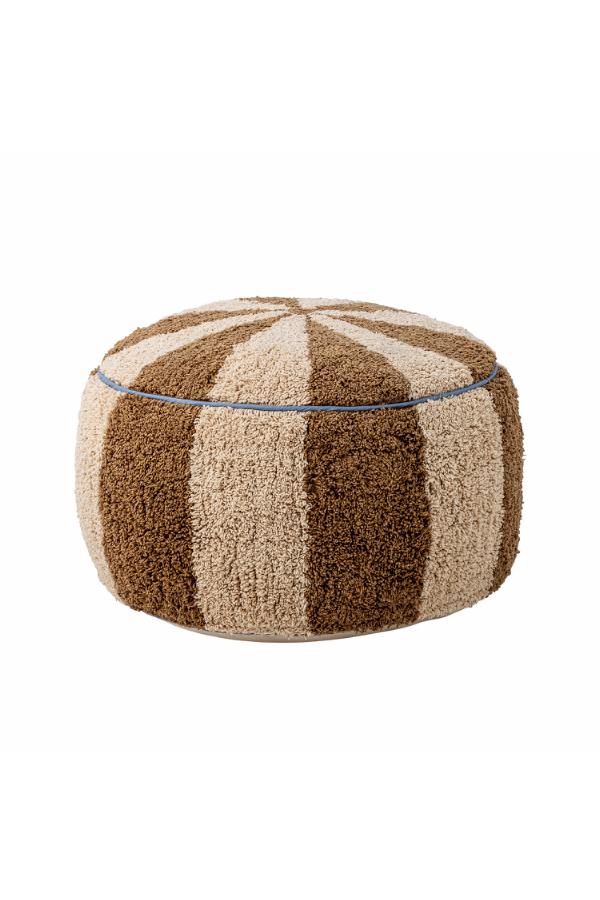 Bloomingville Mini Charoline Pouf, Multi, Cotton