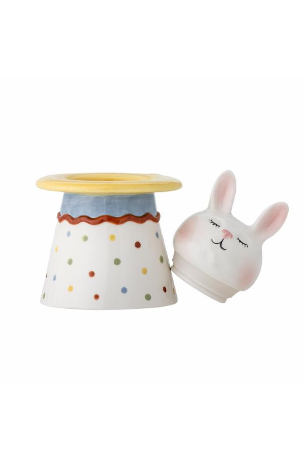 Bloomingville Mini Villja Jar w/Lid, Multi, Stoneware