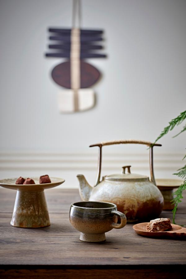 Bloomingville Ikigai Teapot, Brown, Stoneware