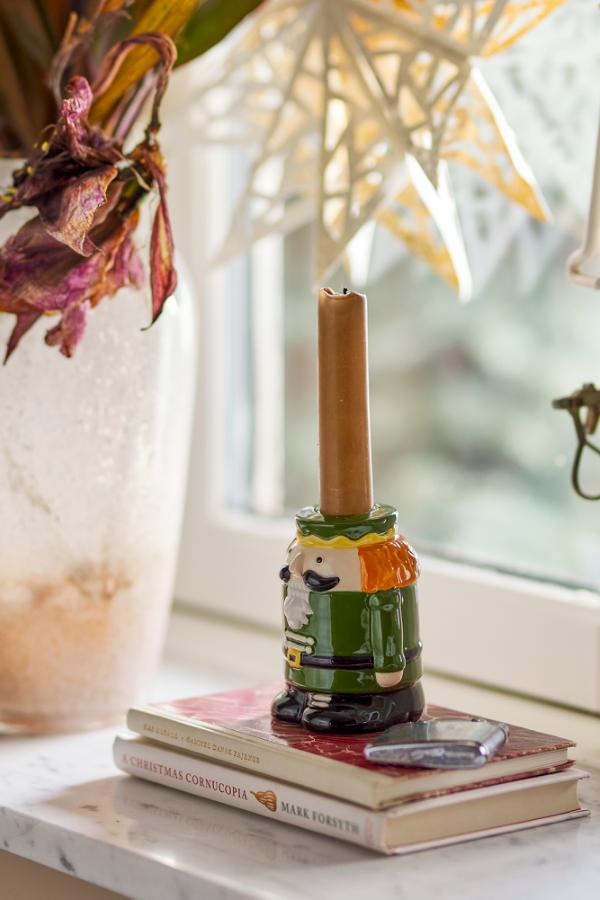 Bloomingville Feast Candle Holder, Multi, Stoneware