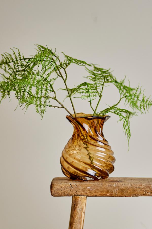 Creative Collection Rylo Vase, Brown, Glass