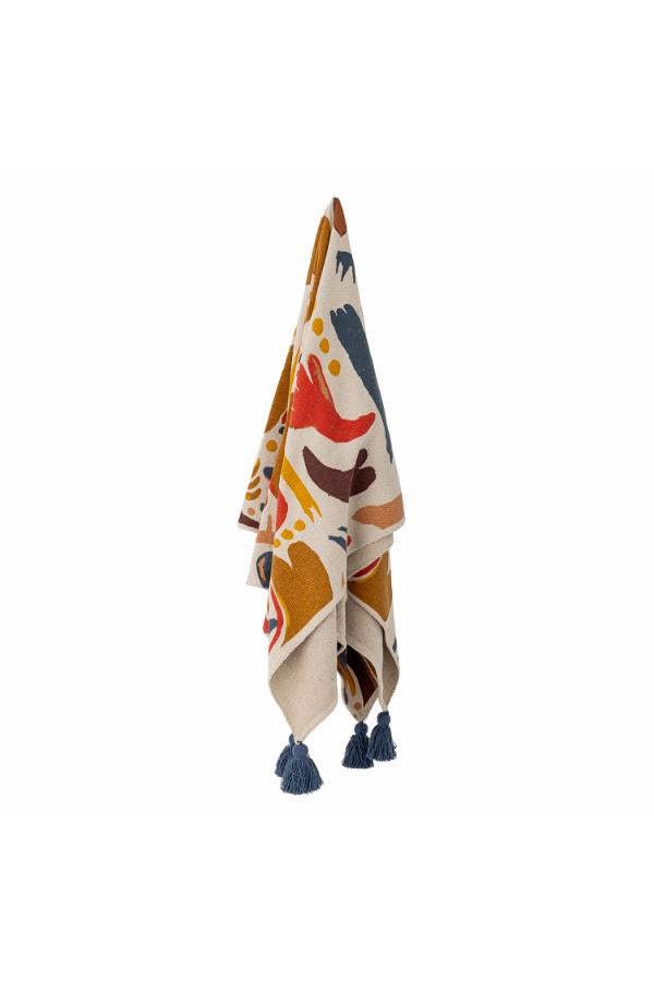 Bloomingville Horus Throw, Multi, Recycled Cotton