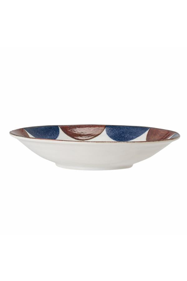 Creative Collection Camellia Plate Deep, Blue, Porcelain