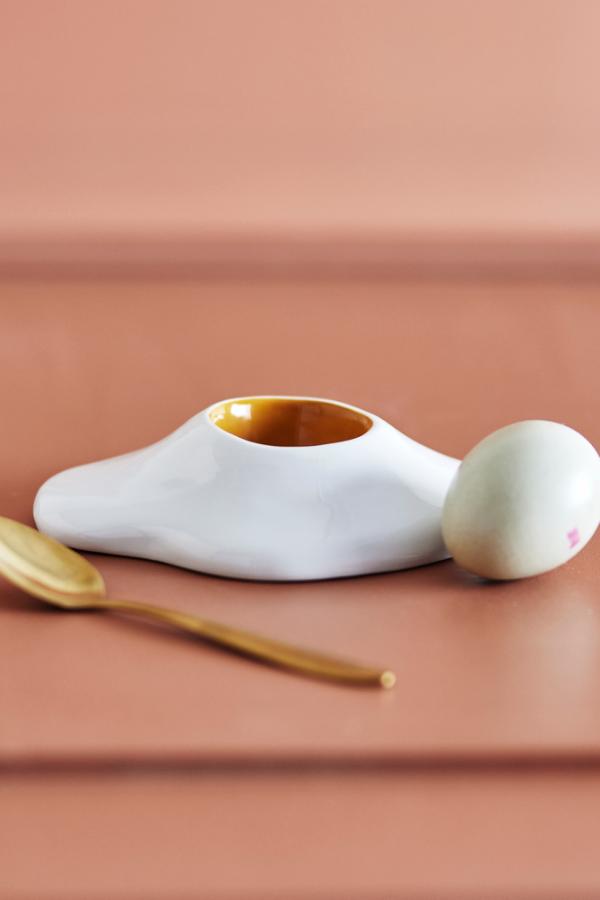 Bloomingville Eggert Egg Cup, White, Stoneware