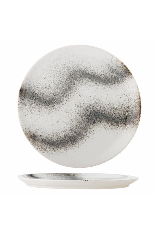 Bloomingville Paula Plate, Grey, Stoneware