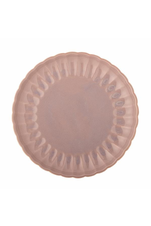 Bloomingville Latina Plate, Rose, Stoneware