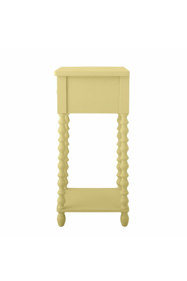 Bloomingville Salino Side Table, Yellow, Firwood