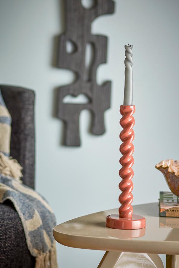 Bloomingville Diza Candle Holder, Brown, Aluminum