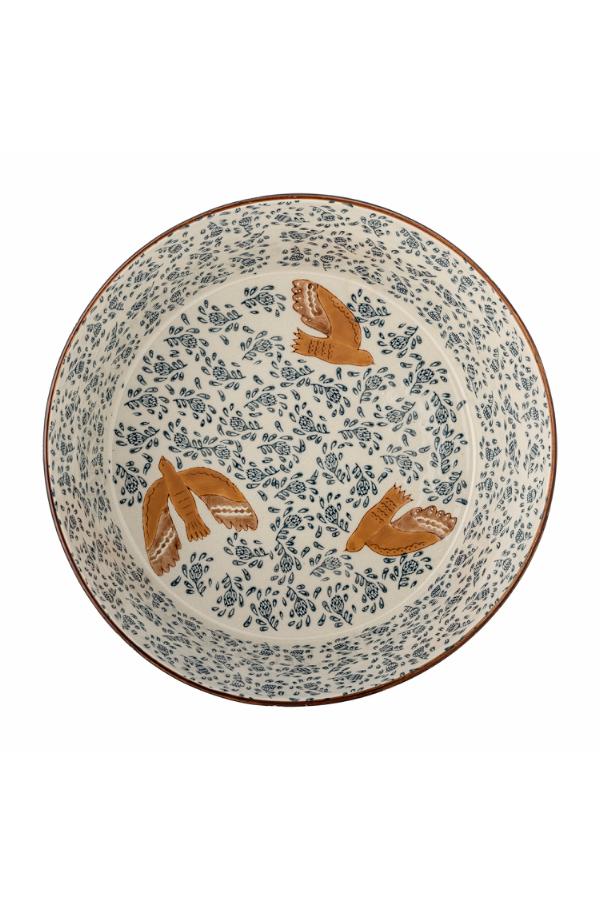 Bloomingville Hezha Bowl, Blue, Stoneware