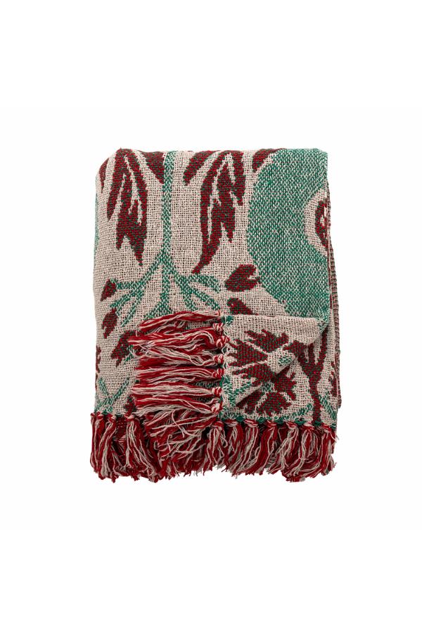 Bloomingville Jangal Throw, Multi, Recycled Cotton