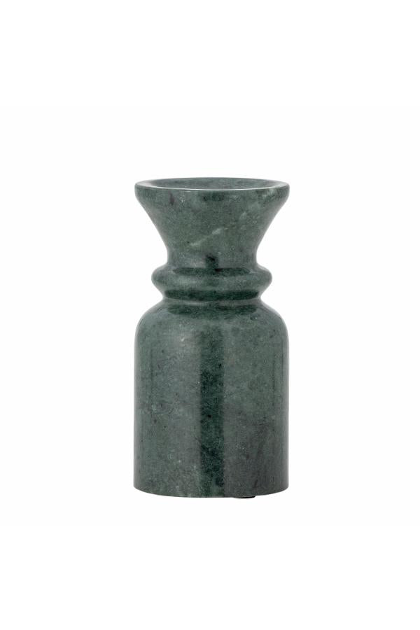 Creative Collection Sicilia Candle Holder, Green, Marble