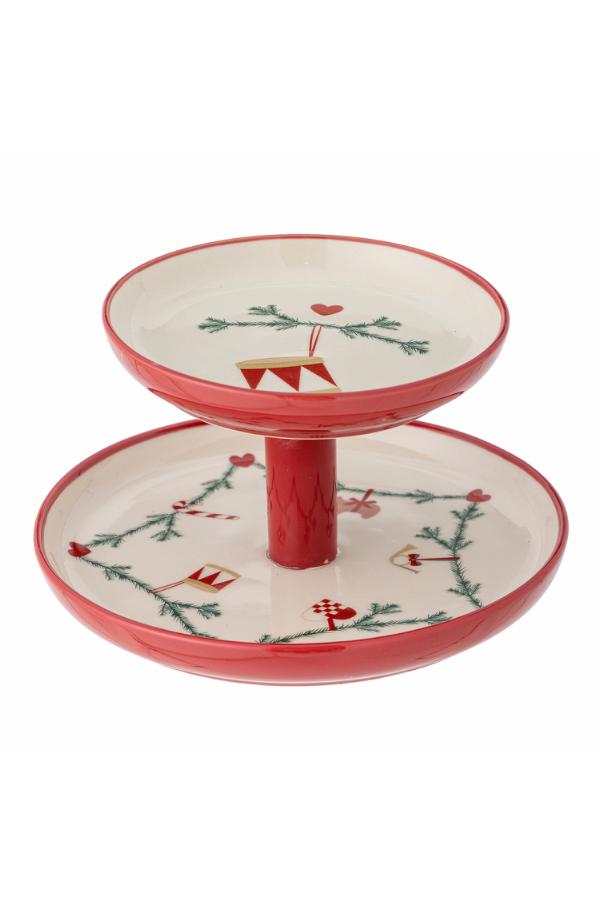 Bloomingville Yule Etagere, Nature, Stoneware