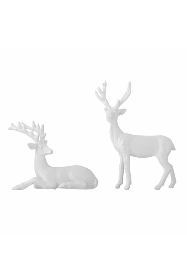 Bloomingville Pranzer Deco, White, Polyresin
