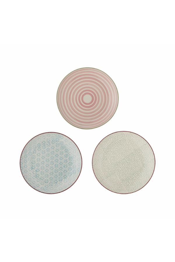 Bloomingville Patrizia Plate, Multi, Stoneware