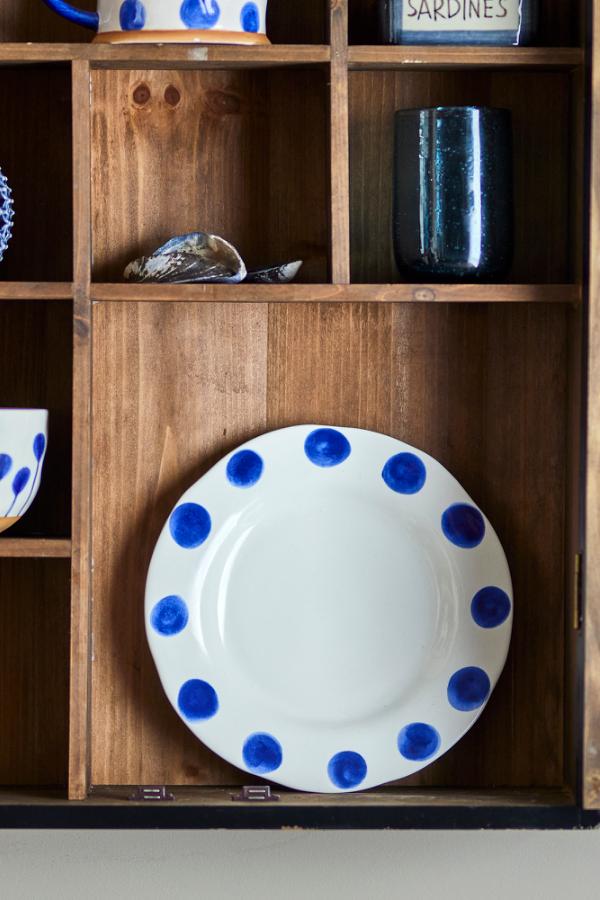 Creative Collection Linora Plate, Blue, Stoneware