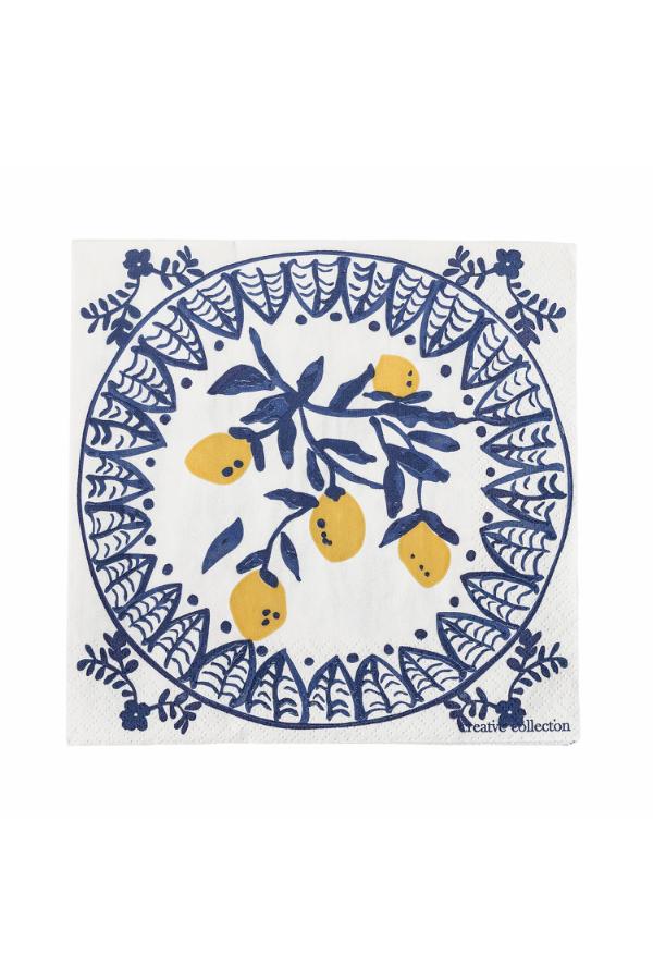 Creative Collection Maxima Napkin, Blue, FSC®Mix, Paper