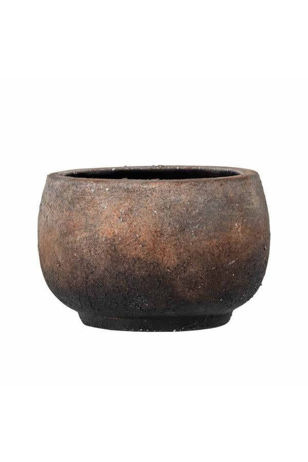 Bloomingville Thira Deco Flowerpot, Brown, Terracotta