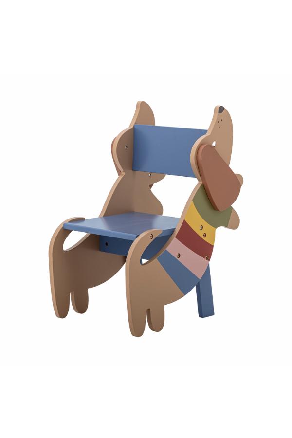 Bloomingville Mini Charlie Chair, Multi, FSC®100%, MDF