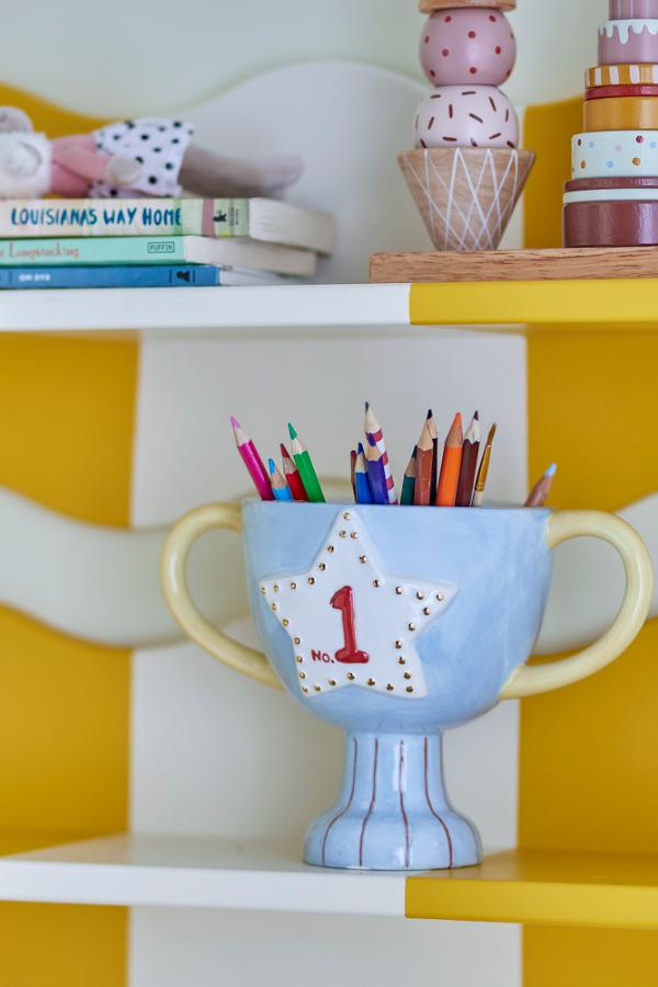 Bloomingville Mini Trophy Flowerpot, Multi, Ceramic